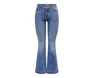 ONLY - ONLBLUSH MID RETROFLARED DNM DIA550 NOOS Medium Blue Denim - Gr. - L/32