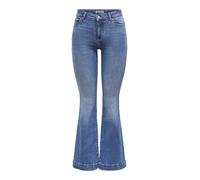 ONLY - ONLBLUSH MID RETROFLARED DNM DIA550 NOOS Medium Blue Denim - Gr. - XS/32