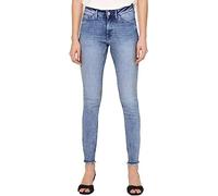 Only ONLBLUSH MID SK ANK RAW DNM REA694 S/34 Medium Blue Denim 15263454 (779062) Blau S - 34