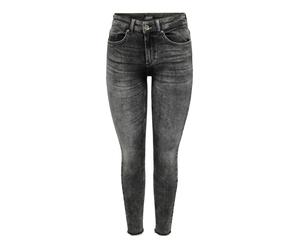 ONLY ONLBLUSH MID SK ANKLE RW DNM DOT227 NOOS Damen | DARK GREY DENIM | M