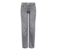 Straight-Jeans ONLY "ONLBLUSH MID STRAIGHT DNM TAI0918 NOOS", Damen, Gr. L, Länge 30, medium grau denim, Denim/Jeans, Obermaterial: 92% Baumwolle, 6% Elastomultiester, 2% Elasthan, unifarben, lang, Je