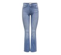 ONLY - ONLBLUSH MW B-P FLARED TAI222 DNMNOOS Medium Blue Denim - Gr. - 34