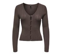 ONLY - ONLBREE LS V-NECK RIB CARDIGAN CC KNT Chocolate Martini - Gr. - M