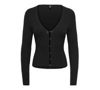 ONLY ONLBREE LS V-NECK RIB CARDIGAN CC KNT Damen | BLACK DTM BUTTON | S