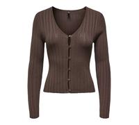 ONLY ONLBREE LS V-NECK RIB CARDIGAN CC KNT Damen | CHOCOLATE MARTINI DTM BUTTON | XL