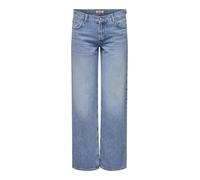 ONLY Jeans ONLBRENDA mit weitem Bein, niedrige Taille Light Medium Blue Denim XL/32