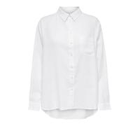 ONLY - ONLBRUXELLES L/S LIN BL SHIRT PNT NOOS bright white - Gr. - XS