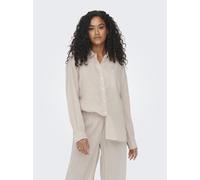 ONLY - ONLBRUXELLES L/S LIN BL SHIRT PNT NOOS moonbeam - Gr. - XS