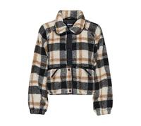 ONLY - ONLCALISTA LIFE CHECK TEDDY JACKET OTW birch - Gr. - M