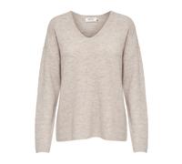 ONLY - ONLCAMILLA V-NECK L/S PULLOVER KNT NOOS Pumice Stone - Gr. - S