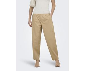 ONLY - ONLCASIL HW ANK BARREL CHINO PANT CC PNT Irish Cream - Gr. - L/32