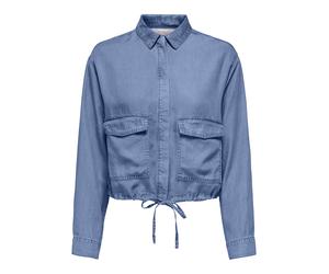 ONLY - ONLCHARIS LIFE LS JACKET WVN CC Medium Blue Denim - Gr. - S