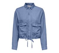 ONLY - ONLCHARIS LIFE LS JACKET WVN CC Medium Blue Denim - Gr. - XL