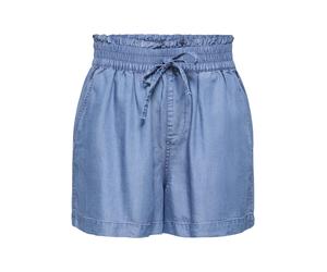 ONLY - ONLCHARIS LIFE PULL UP SHORTS WVN CC Medium Blue Denim - Gr. - XL