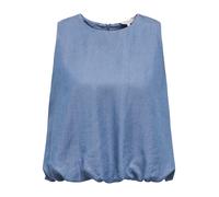 ONLY - ONLCHARIS LIFE SL BALLOON TOP WVN CC Medium Blue Denim - Gr. - XS
