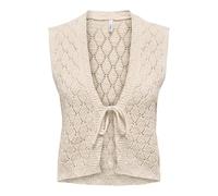 ONLY - ONLCHILI S/L STRING VEST KNT NOOS ecru - Gr. - L