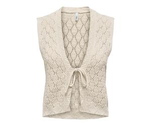 ONLY - ONLCHILI S/L STRING VEST KNT NOOS ecru - Gr. - L
