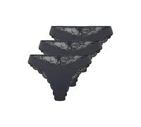 Brasilslip ONLY "ONLCHLOE LACE BRAZIL 3-PACK NOOS ACC", Damen, Gr. M (38), periscope pack:x3, Obermaterial: 90% Polyamid, 10% Elasthan, unifarben, Unterhosen (96659124-M) periscope pack:x3