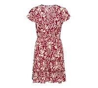 ONLY Minikleid ONLCLAUDETTE LIFE dunkelrot | L