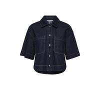 ONLY - ONLCLEO LIFE SS CROP DNM SHIRT PIM NOOS Dark Blue Denim - Gr. - S