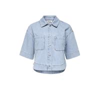 ONLY - ONLCLEO LIFE SS CROP DNM SHIRT PIM NOOS Light Blue Denim - Gr. - S