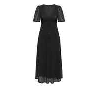 ONLY - ONLDANA S/S V-NECK LONG DRESS JRS Black - Gr. - XS