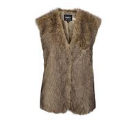 ONLY - ONLDAWN LIFE FAUX FUR WAISTCOAT OTW Tannin - Gr. - S