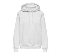 Kapuzensweatshirt ONLY "ONLDAZE L/S HOOD SWT NOOS", Damen, Gr. S, grau (light grau melange), Sweatware, Obermaterial: 78% Baumwolle, 22% Polyester, unifarben, regular fit hüftlang, Rippbündchen, Sweat