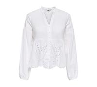 ONLDEWINA LS V-NECK ANGLAISE SHIRT M