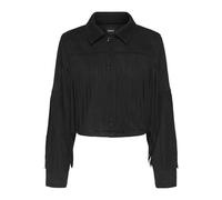 Only Jacke in Lederoptik mit langen Fransen Modell 'DIANE LIFE' in Black, Größe S