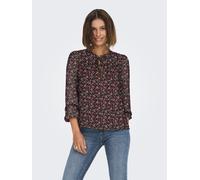 ONLY Damen Onlditsy L/S Blouse WVN Noos Feminines Oberteil Mit V-Ausschnitt Und Elastischen Bündchen, Black, XS