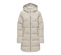 Steppjacke ONLY "ONLDOLLY LONG CORDUROY PUFFER OTW", Damen, Gr. S, moonstruck detail:big wales, Cord, Obermaterial: 100% Polyester, unifarben, regular fit taillenbedeckt, Jacken Steppjacke, aus feinem