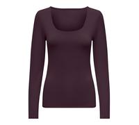 ONLY - ONLEA L/S 2-WAY DEEP NECK TOP JRS NOOS winetasting - Gr. - XS