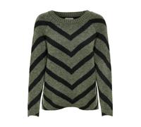 ONLY Damen ONLELIZA L/S Pullover KNT NOOS 15191792, Lizard/W/Black, XS