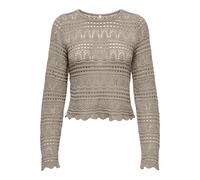 ONLY - ONLELKE LIFE LS PULLOVER KNT NOOS Oxford Tan - Gr. - M
