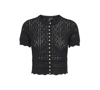 Only - ONLELKE LIFE SS PEARL CARDIGAN NCA KNT Black - Gr. - S