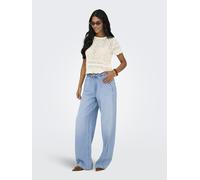 ONLY - ONLELKE LIFE SS STRUCTUR O-NECK KNT NOOS Birch - Gr. - L
