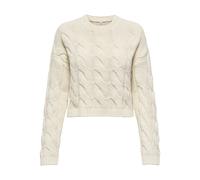 Only - ONLELLY LIFE LS CABEL O-NECK CC KNT - Gr. - XS
