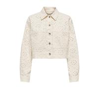ONLY - ONLELSA CROCHET SHORT JACKET OTW cloud dancer - Gr. - L