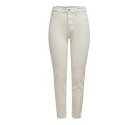 Only Emily Life High Waist Straight Crop Ankle Color Jeans 29 Ecru (Herstellerartikelnummer: 15175323-Ecru-32-29)