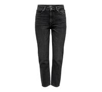 Only Emily Life High Waist Str Ankle Jeans Schwarz 30 / 32 Frau (Herstellerartikelnummer: 15235780-BlackDenim/DetailNas997-32-30)