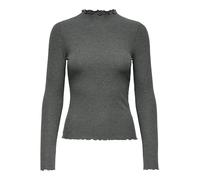 Only Longsleeve Damen Grau Größe M
