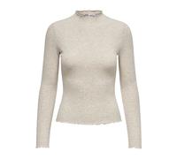 ONLY - ONLEMMA L/S HIGH NECK TOP NOOS JRS Pumice Stone - Gr. - XS
