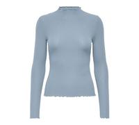 Only Onlemma L/S High Neck Top Noos JRS Top Comfort Fit High Neck mit weiblichen Rüschen Damen (1er Pack)
