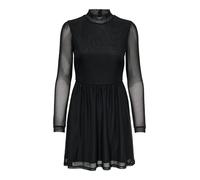 Only ONLERICA LIFE L/S HIGH NECK DRESS JRS Mittellanges Kleid schwarz in L