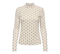 ONLY - ONLERICA MESH L/S TOP JRS NOOS Seedpearl - Gr. - M