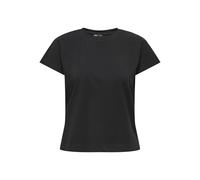 Kurzarmshirt ONLY "ONLERICA S/S TOP JRS NOOS", Damen, Gr. XL, schwarz, Jersey, Obermaterial: 100% Baumwolle, unifarben, oversize normal, Rundhals, Shirts Kurzarmshirt (85968454-XL)