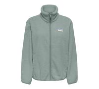 Plüschjacke ONLY "ONLEVA LIFE TEDDY JACKET CC OTW", Damen, Gr. S, grün milieu, Plüsch, Obermaterial: 100% Polyester, unifarben, regular fit normal, Jacken, Kunstfaser (61784857-S) grün milieu