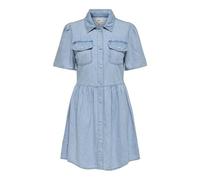 ONLY Onleveline Ss DNM Dress AKM