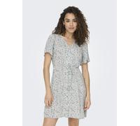 ONLY - ONLEVIDA S/S SHORT DRESS WVN NOOS gray mist - Gr. - L